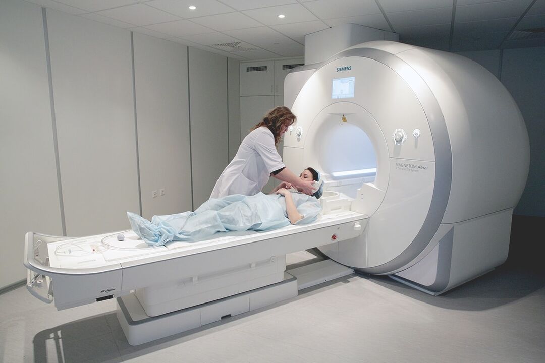 Diagnosi MRI di osteocondrosi toracica